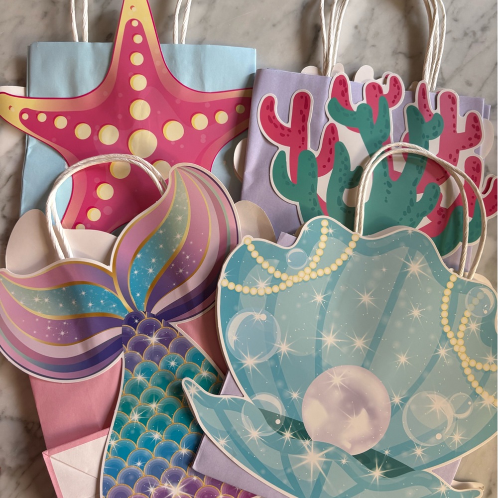 Mermaid and Sea Creature Party Gift Bags